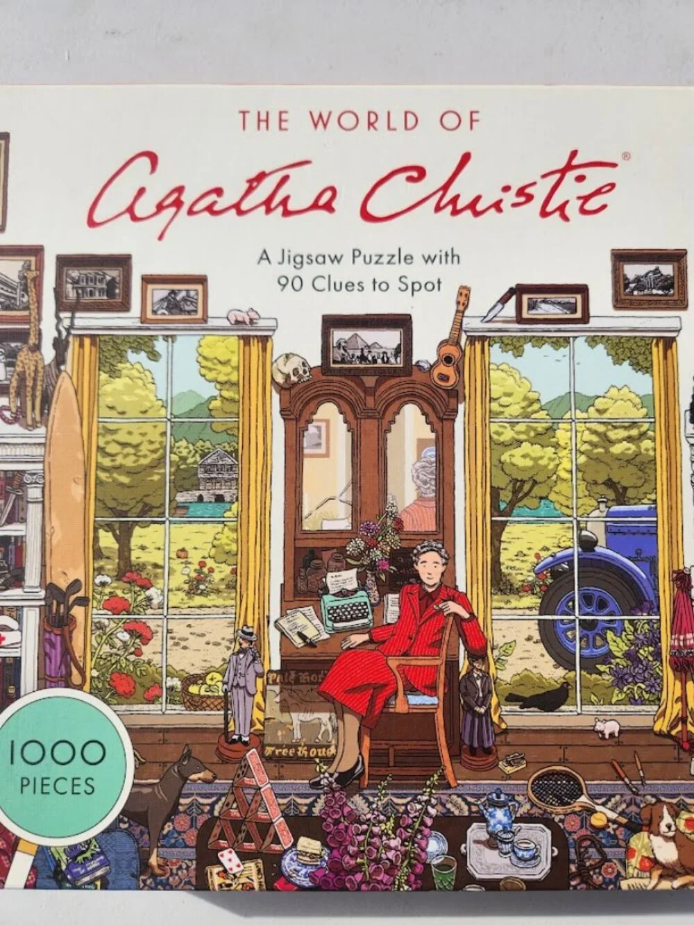 The World of Agatha Christie 1000 Piece Jigsaw Puzzle Laurence King 90 Clues & P